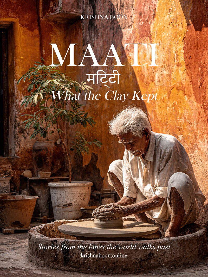 Maati — What the Clay Kept, book cover by Krishna Boon